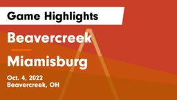 Beavercreek  vs Miamisburg  Game Highlights - Oct. 4, 2022