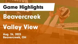 Beavercreek  vs Valley View  Game Highlights - Aug. 26, 2023