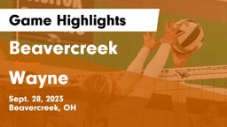 Beavercreek  vs Wayne  Game Highlights - Sept. 28, 2023