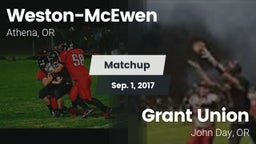 Matchup: Weston-McEwen vs. Grant Union  2017
