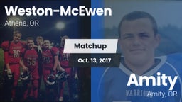 Matchup: Weston-McEwen vs. Amity  2017