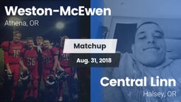 Matchup: Weston-McEwen vs. Central Linn  2018