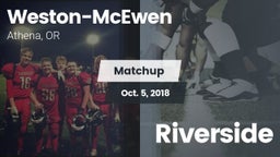 Matchup: Weston-McEwen vs. Riverside 2018