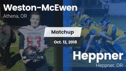 Matchup: Weston-McEwen vs. Heppner  2018
