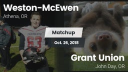 Matchup: Weston-McEwen vs. Grant Union  2018