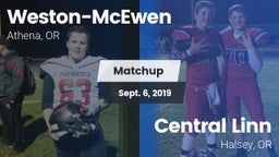 Matchup: Weston-McEwen vs. Central Linn  2019