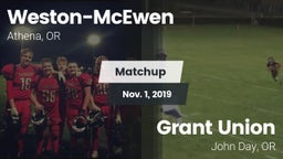 Matchup: Weston-McEwen vs. Grant Union  2019