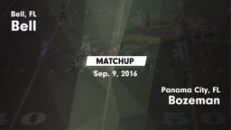 Matchup: Bell  vs. Bozeman  2016