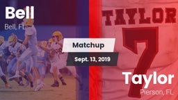 Matchup: Bell  vs. Taylor  2019