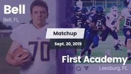Matchup: Bell  vs. First Academy  2019