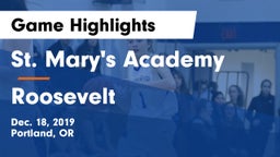 St. Mary's Academy  vs Roosevelt  Game Highlights - Dec. 18, 2019