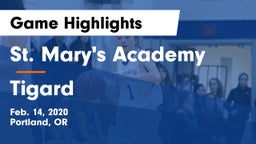 St. Mary's Academy  vs Tigard  Game Highlights - Feb. 14, 2020
