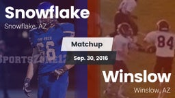 Matchup: Snowflake High vs. Winslow  2016