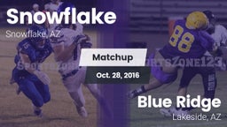 Matchup: Snowflake High vs. Blue Ridge  2016