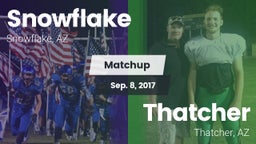 Matchup: Snowflake High vs. Thatcher  2017