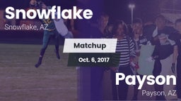 Matchup: Snowflake High vs. Payson  2017