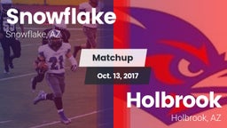 Matchup: Snowflake High vs. Holbrook  2017