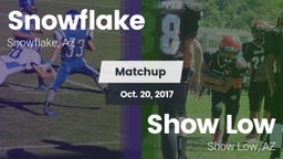 Matchup: Snowflake High vs. Show Low  2017