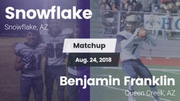 Matchup: Snowflake High vs. Benjamin Franklin  2018