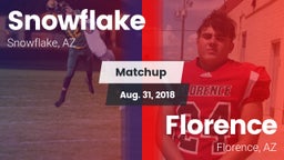 Matchup: Snowflake High vs. Florence  2018
