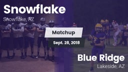 Matchup: Snowflake High vs. Blue Ridge  2018
