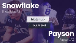 Matchup: Snowflake High vs. Payson  2018