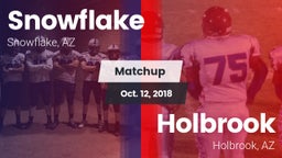 Matchup: Snowflake High vs. Holbrook  2018