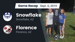 Recap: Snowflake  vs. Florence  2019