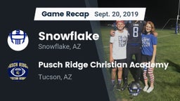 Recap: Snowflake  vs. Pusch Ridge Christian Academy  2019