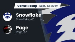 Recap: Snowflake  vs. Page  2019