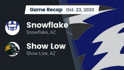 Recap: Snowflake  vs. Show Low  2020