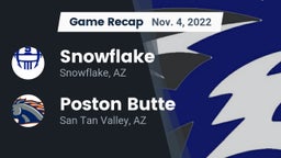 Recap: Snowflake  vs. Poston Butte  2022