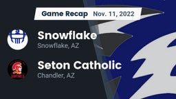 Recap: Snowflake  vs. Seton Catholic  2022