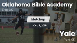Matchup: Oklahoma Bible  vs. Yale  2016
