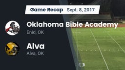Recap: Oklahoma Bible Academy vs. Alva  2017
