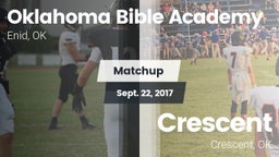 Matchup: Oklahoma Bible  vs. Crescent  2017