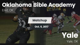 Matchup: Oklahoma Bible  vs. Yale  2017