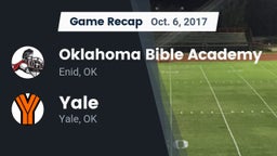 Recap: Oklahoma Bible Academy vs. Yale  2017