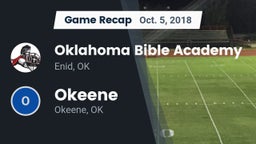 Recap: Oklahoma Bible Academy vs. Okeene  2018