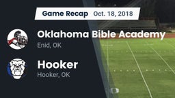 Recap: Oklahoma Bible Academy vs. Hooker  2018