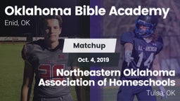 Matchup: Oklahoma Bible  vs. Northeastern Oklahoma Association of Homeschools 2019