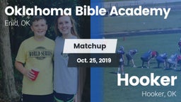 Matchup: Oklahoma Bible  vs. Hooker  2019