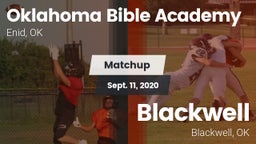Matchup: Oklahoma Bible  vs. Blackwell  2020