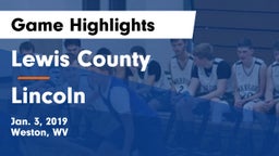 Lewis County  vs Lincoln  Game Highlights - Jan. 3, 2019