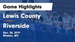 Lewis County  vs Riverside  Game Highlights - Dec. 28, 2019