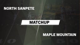 Matchup: North Sanpete High vs. Maple Mountain  2016