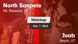 Matchup: North Sanpete High vs. Juab  2016