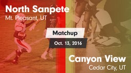 Matchup: North Sanpete High vs. Canyon View  2016