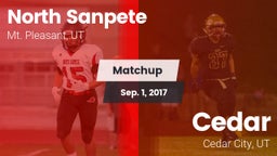 Matchup: North Sanpete High vs. Cedar  2017