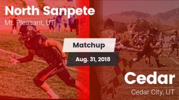 Matchup: North Sanpete High vs. Cedar  2018
